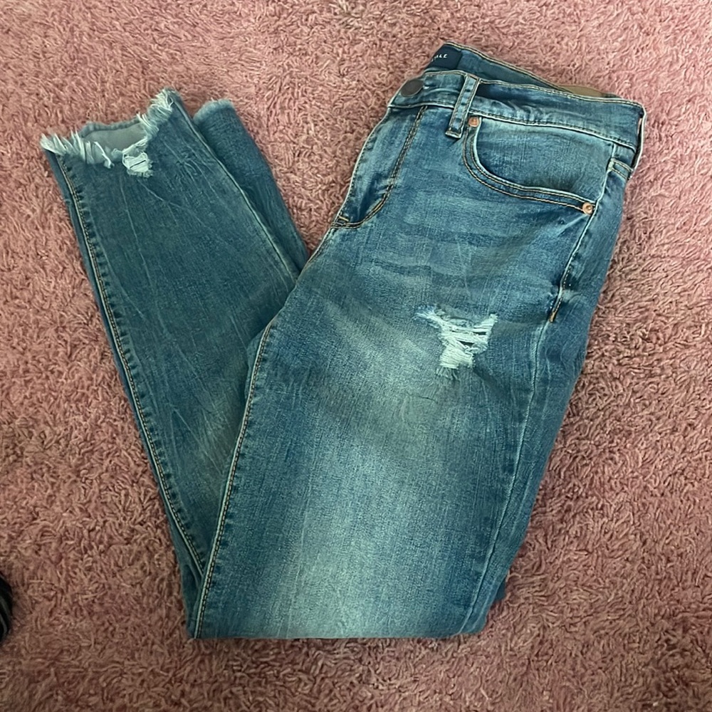 Size 10, Dark Wash Skinny Jeans